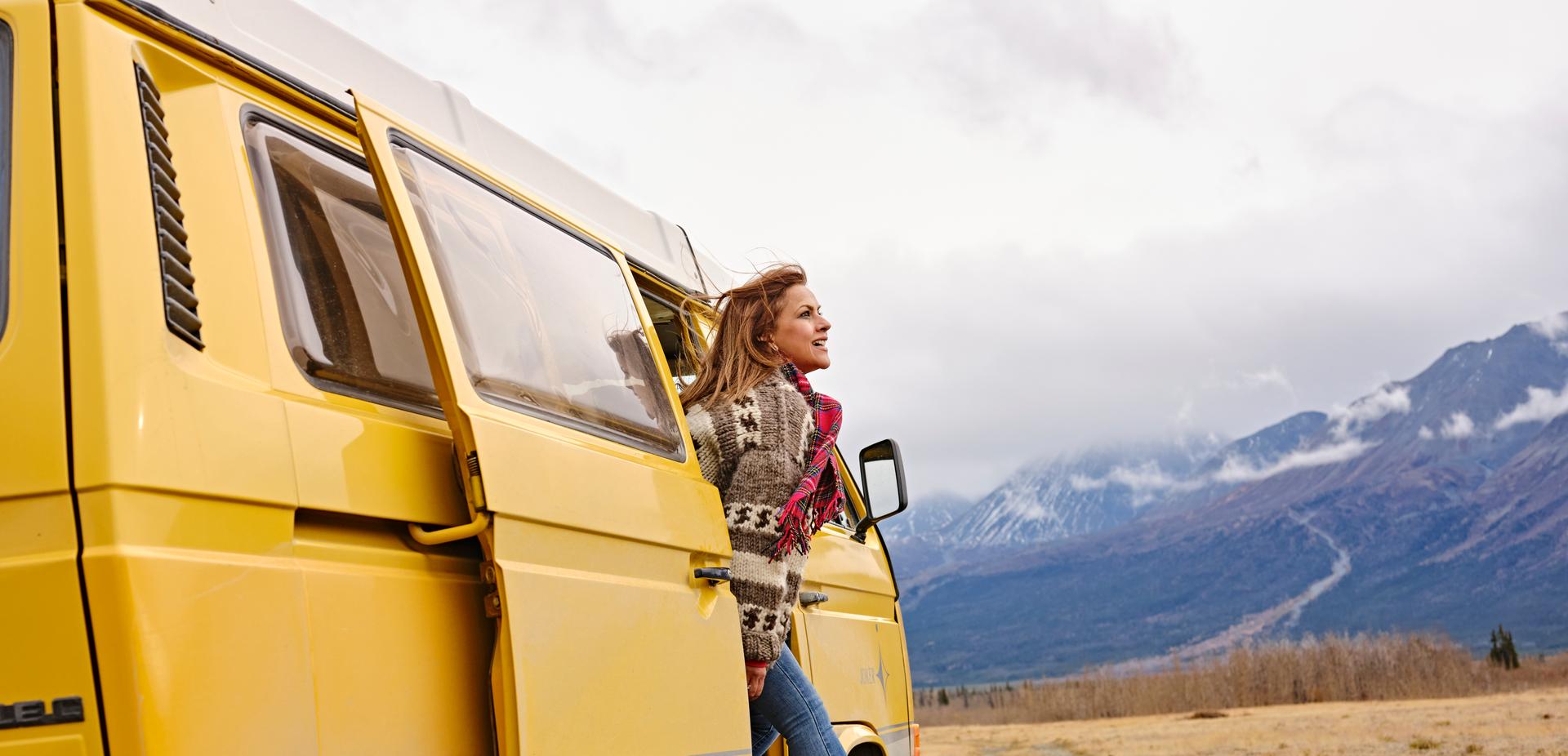 woman in rv