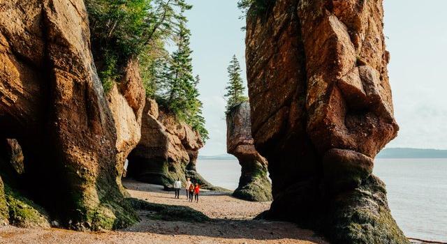Parc provincial des rochers Hopewell, Baie du Fundy, Nouveau-Brunswick